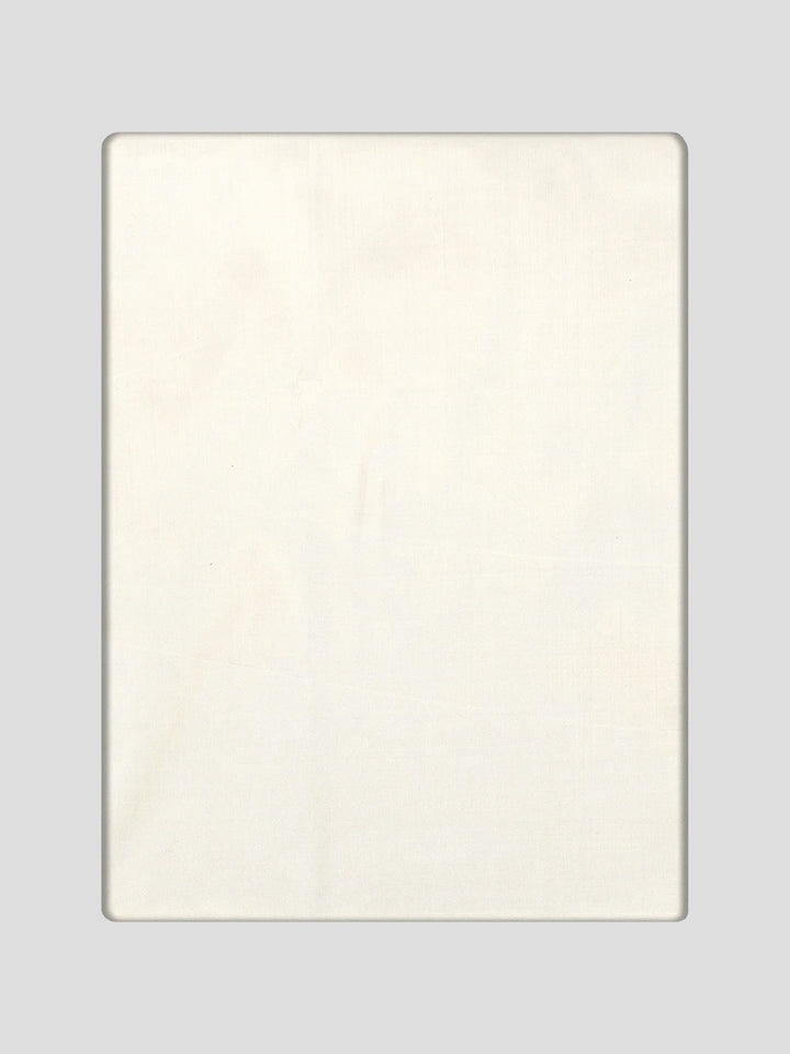 Men's Premium Art Silk Cream Shirt Bit with 70k Gold Jari Border Dhoti Towel Combo Wedding Wonders