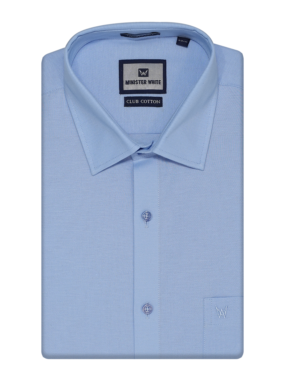 Mens Cotton Regular Fit Sky Blue Colour Shirt Club Cotton