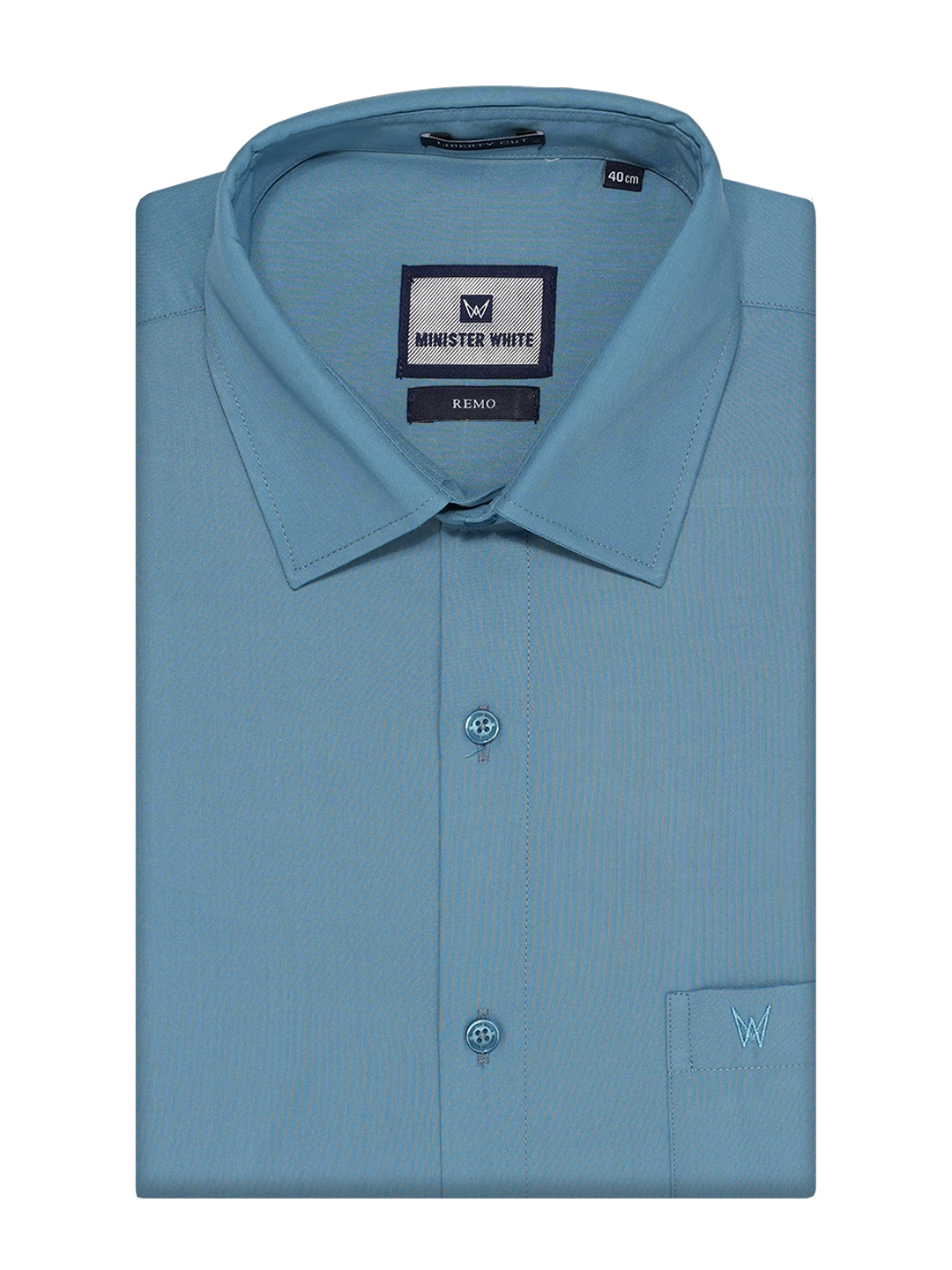 Mens Cotton Regular Fit Blue Colour Shirt Remo
