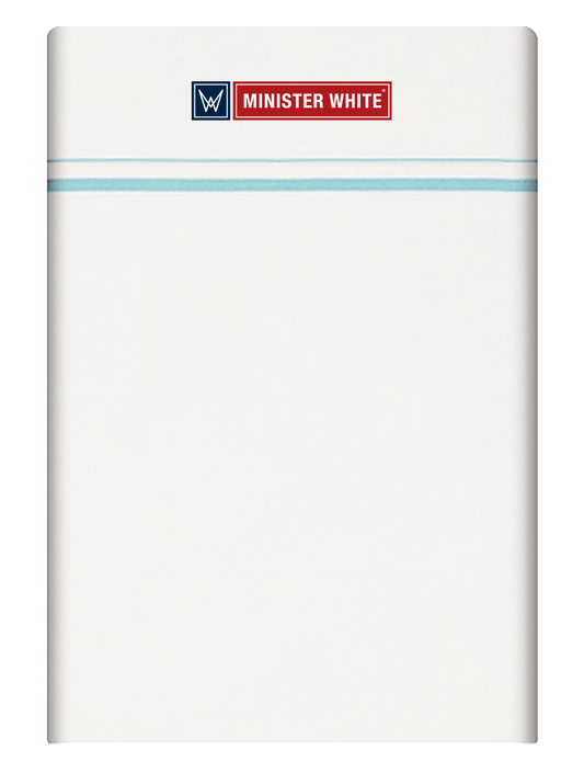 Mens Cotton White Single Layered Small Border Dhoti - Atlanta by Minister White