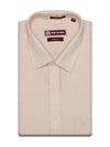 Men's Premium Cotton Linen Regular Fit Cream Shirt Abstract