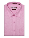 Men's Premium Cotton Linen Regular Fit Pink Shirt Abstract