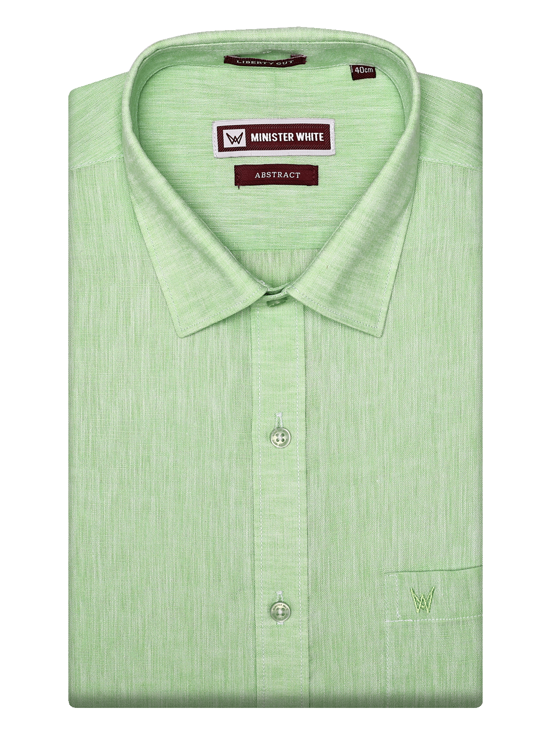 Men's Premium Cotton Linen Regular Fit Green Shirt Abstract