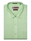 Men's Premium Cotton Linen Regular Fit Green Shirt Abstract