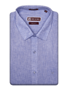 Men's Premium Cotton Linen Regular Fit Blue Shirt Abstract