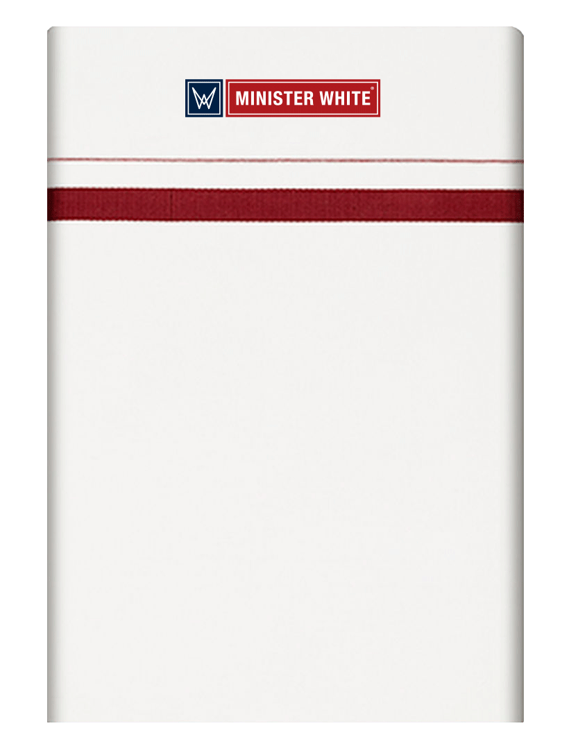 Mens Cotton White Single Layered with Big Border Dhoti - Command by Minister White