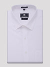 Mens Cotton Regular Fit White Shirt Crystal