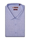 Men's Cotton Two-Tone Texture Sky Blue Shirt Clam