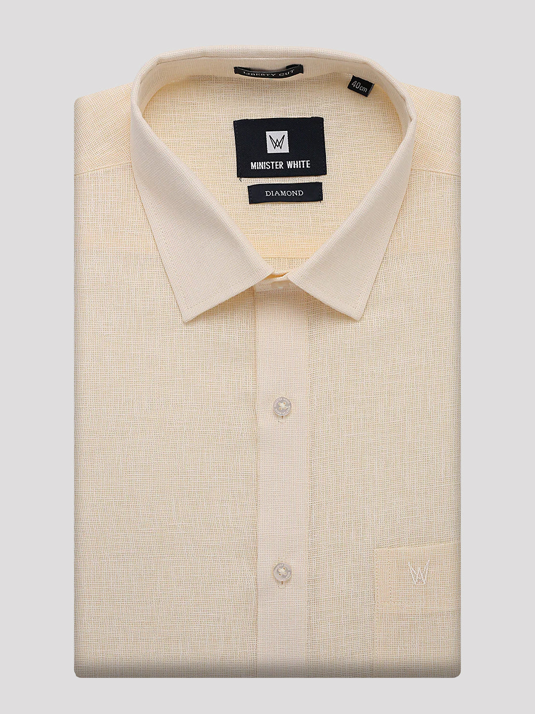 Shop Stylish Men's Cotton Regular Fit Cream Shirt Online