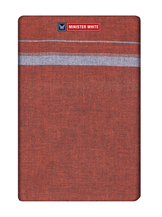 Mens Cotton Assorted Colour Single Layered Dhoti - Keralavarma by Minister White