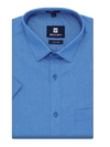 Mens Cotton Regular Fit Blue Colour Shirt Oxford