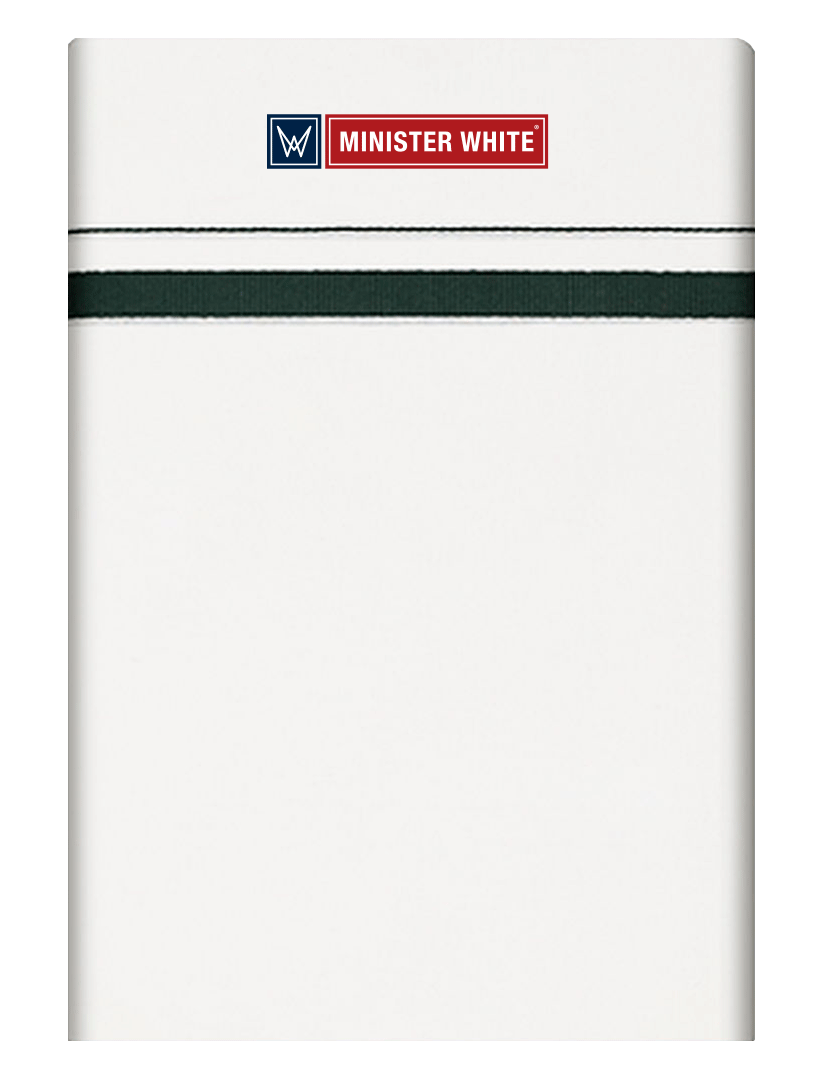 Mens Cotton White Single Layered with Big Border Dhoti - Fantasy by Minister White
