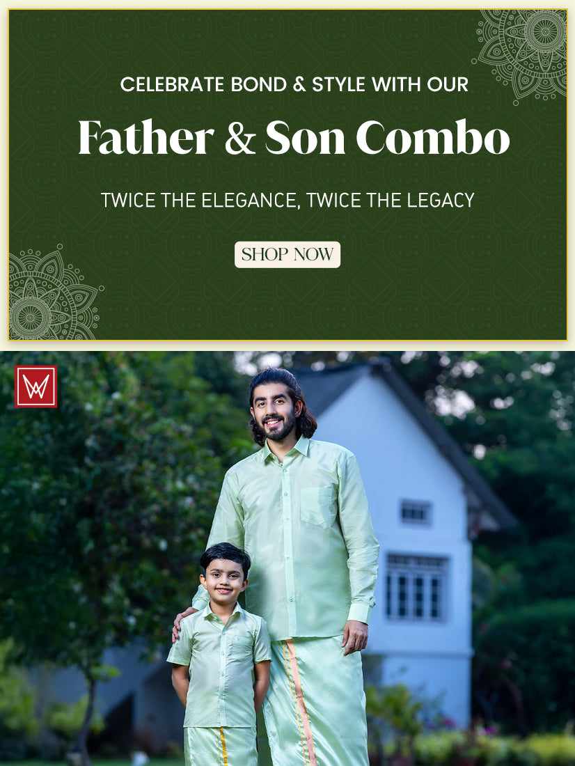 Celebrate bond & style with Minister White Father & Son combos