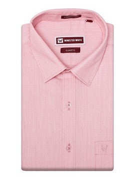 Men's Cotton Two-Tone Texture Peach Shirt Gameto