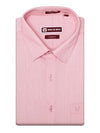 Men's Cotton Two-Tone Texture Peach Shirt Gameto