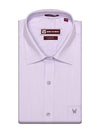 Men's Cotton Two-Tone Texture Lavendar Shirt Gameto