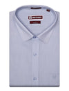 Men's Cotton Two-Tone Texture Sky Blue Shirt Gameto