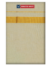 Mens Tissue Double Layer Gold Colour Dhoti - Mystic Gold