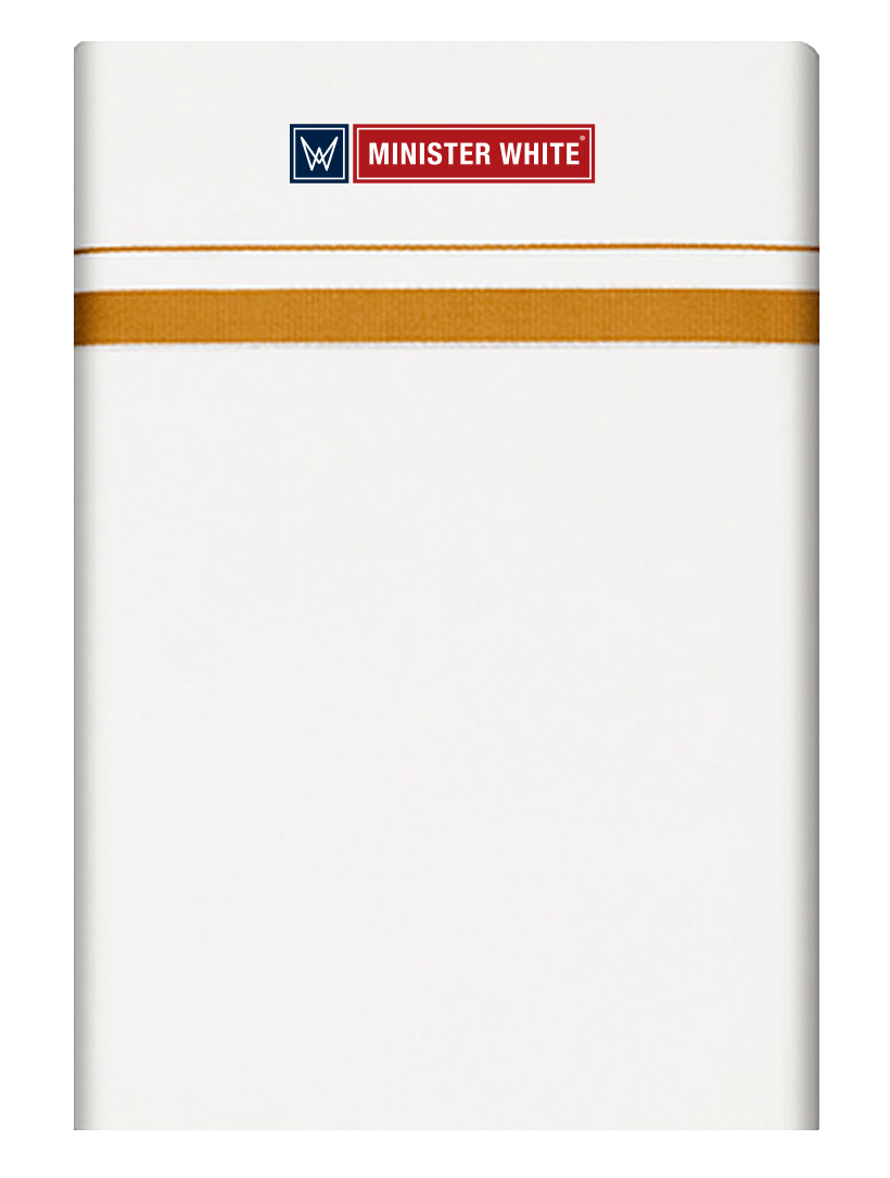 Mens Cotton White Single Layered with Big Border Dhoti - Harmony by Minister White