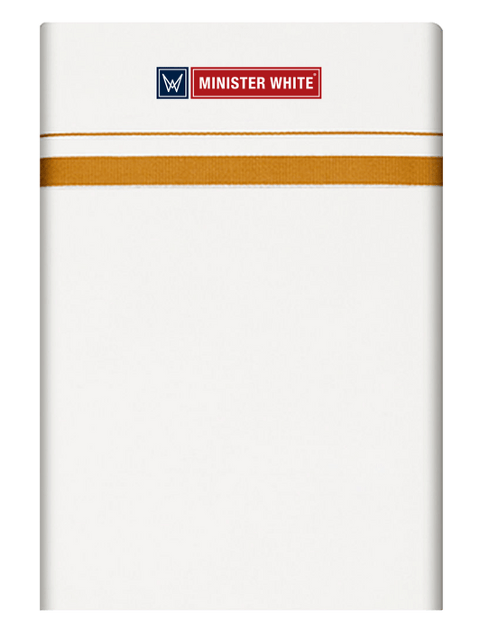 Mens Cotton White Single Layered with Big Border Dhoti - Harmony by Minister White