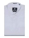Mens Satin Slim Fit White Colour Shirt Satin Touch