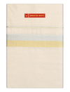 Men's Cream Cotton Kara Gold and Silver Jari Border Double Layer Dhoti Suryaputhri 81307