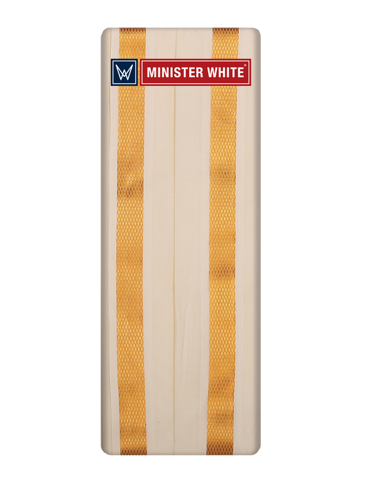 Cotton Cream Angavastram - Ekant by Minister White