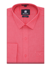 Mens Cotton Regular Fit Red Colour Shirt Oxford