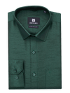 Mens Dupion Satin Regular Fit Dark Green Colour Shirt