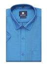 Mens Dupion Satin Regular Fit Royal Blue Colour Shirt