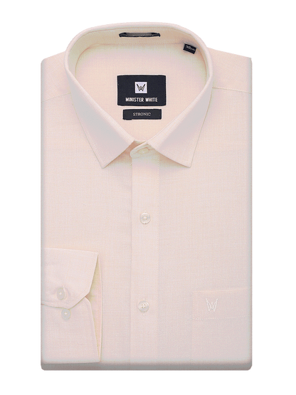 Mens Cotton Regular Fit Sandal Shirt Stronic by Minister White