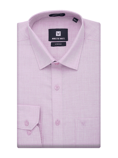 Mens Cotton Regular Fit Lilac Purple Colour Shirt Stronic