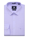 Mens Cotton Regular Fit Lavender Colour Shirt Stronic