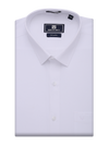 Mens Cotton Regular Fit White Shirt Pearl
