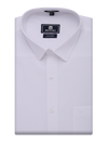 Mens Cotton Slim Fit White Shirt Cotton Leader