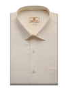 Mens Cotton Regular Fit Cream Colour Shirt Lavkush