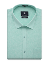 Mens Cotton Mint Colour Regular Fit Shirt Diamond