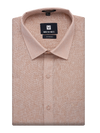 Mens Cotton Rust Colour Regular Fit Shirt Diamond