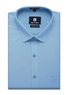 Mens Cotton Regular Fit Sky Blue Colour Shirt Divine Touch