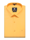 Mens Cotton Regular Fit Yellow Colour Shirt Divine Touch