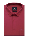 Mens Cotton Regular Fit Ruby Colour Shirt Divine Touch