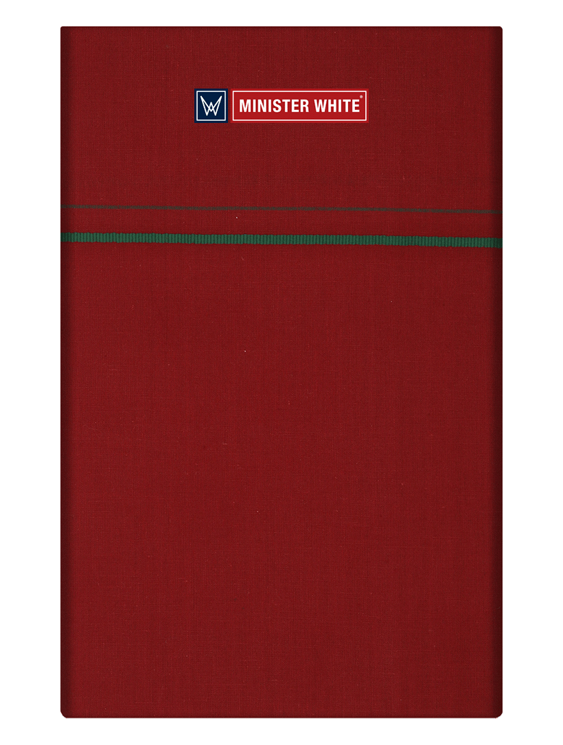 Mens Cotton Maroon Color Single Layered Dhoti with Assorted Border - Bhoomi