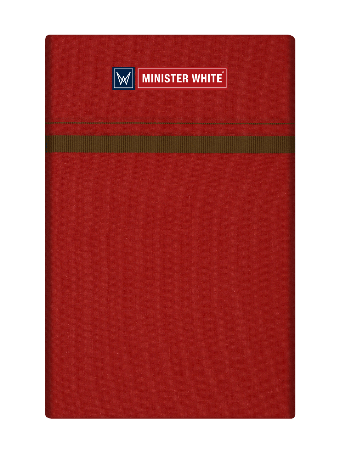 Mens Cotton Red Color Single Layered Dhoti with Assorted Border - Harban by Minister White