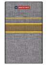 Mens Poly Cotton Grey Colour Single Layered Dhoti with Gold Broder - Raagam