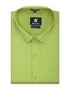 Mens Cotton Regular Fit Lime Colour Shirt Divine Touch
