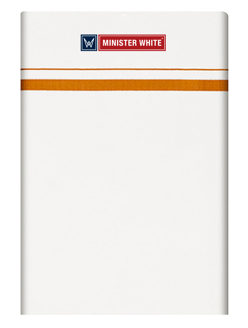Mens Cotton White Single Layered with Big Border Dhoti - Indradev by Minister White