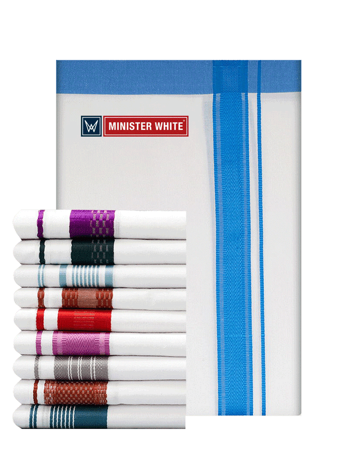 Men's Cotton White Color Single Layered Dhoti Jack Flexi 