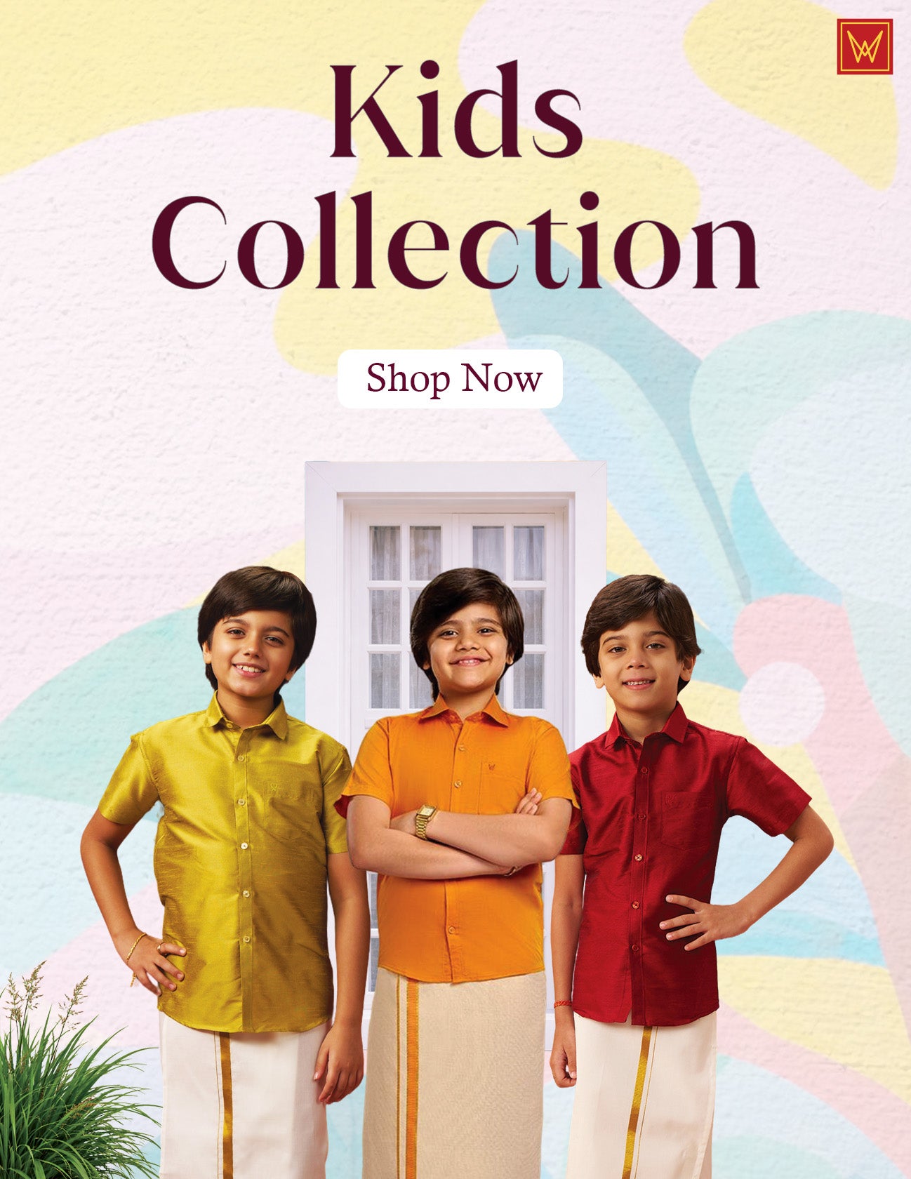 Minister White Matching Kids Dhoti Shirt Combo Collection 