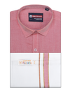 Boys Pink Matching Half Sleeves Shirt with Fancy Flexi Dhoti Combo Brave Boy