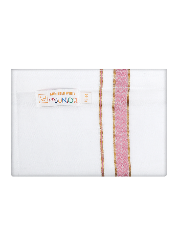 Boys White Dhoti by Minister White